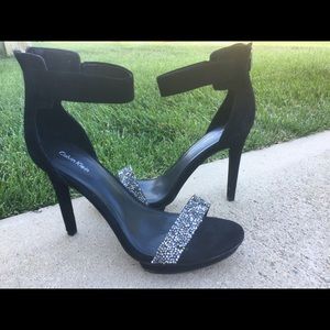 Calvin Klein Open toe Ankle strap heels